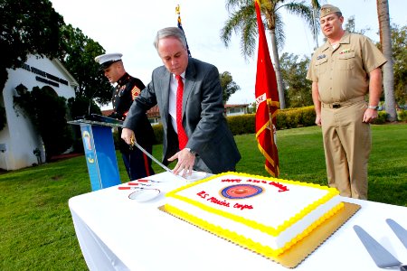 US Navy 111110-N-HW977-158 Naval Surface Warfare Center, Corona Division celebrates USMC birthday photo