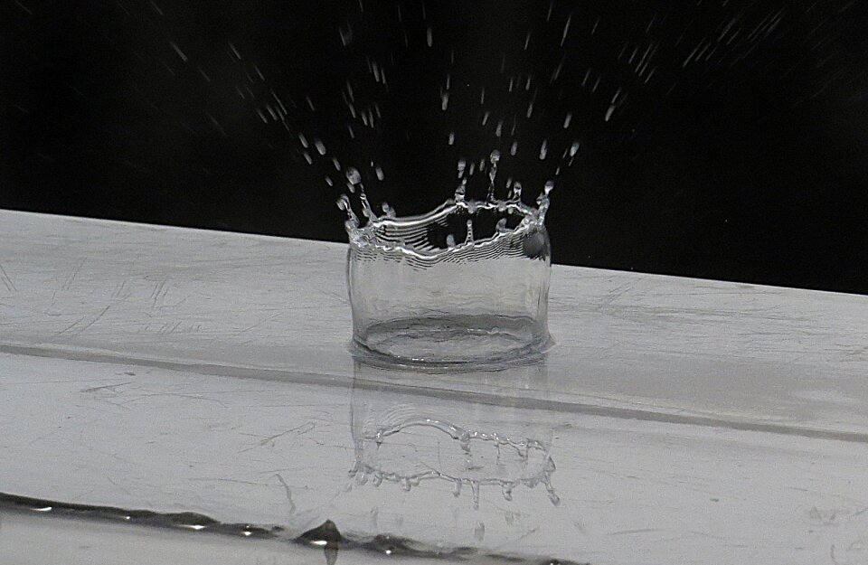 Drop water liquid