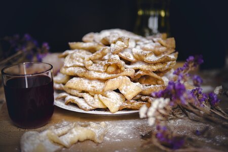 Faworki cake eat