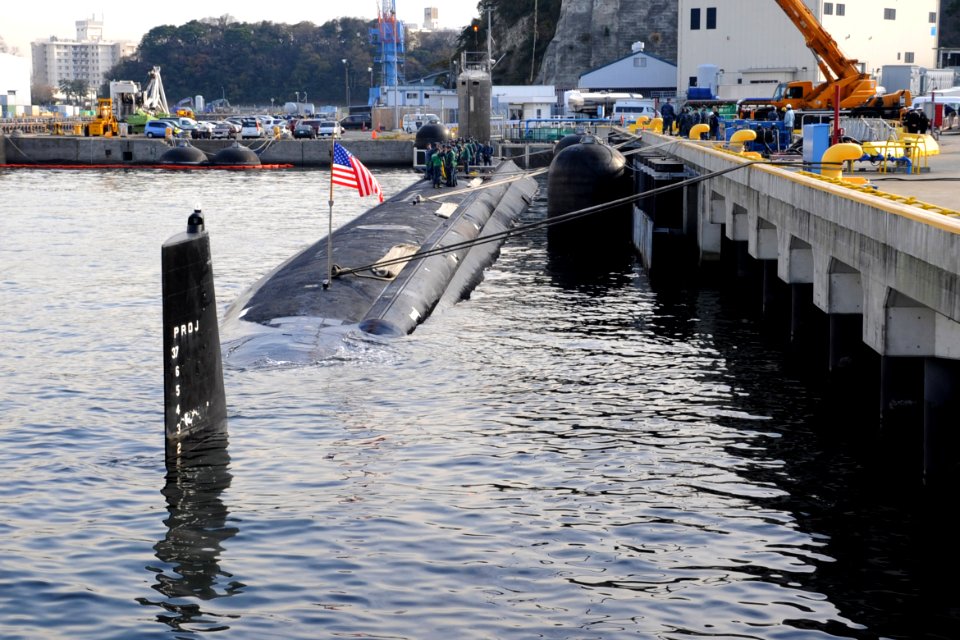 US Navy 111221-N-DI599-073 USS North Carolina is moored at Fleet Activities Yokosuka