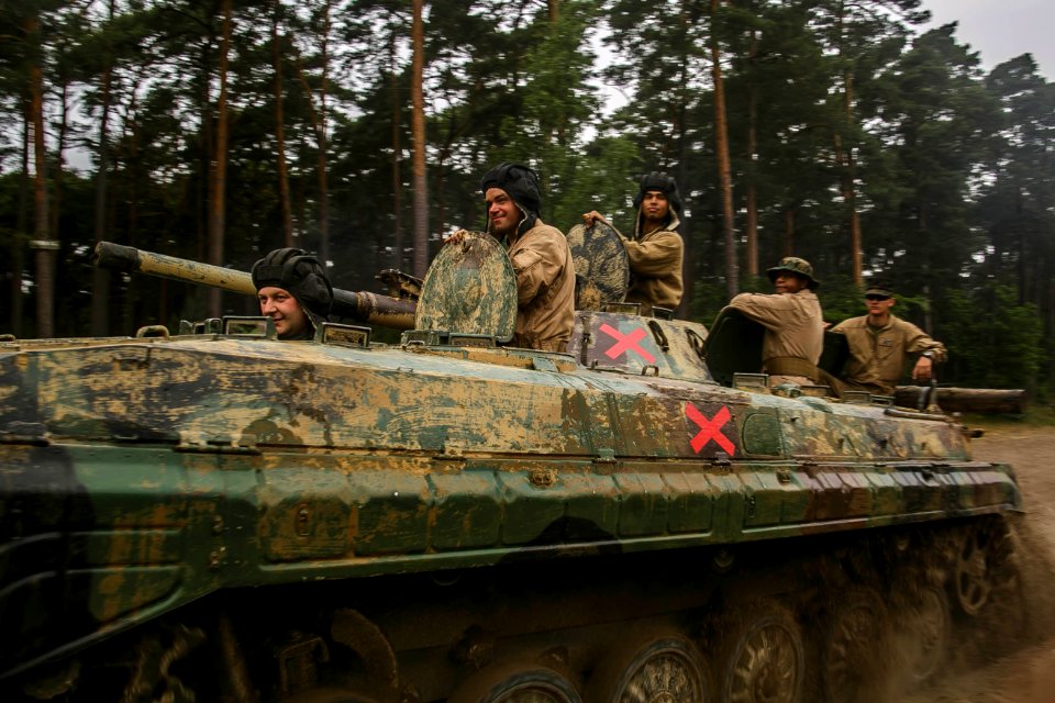 US Tanks, Polish BMP platoons bond during BALTOPS 2018 (42743150732)