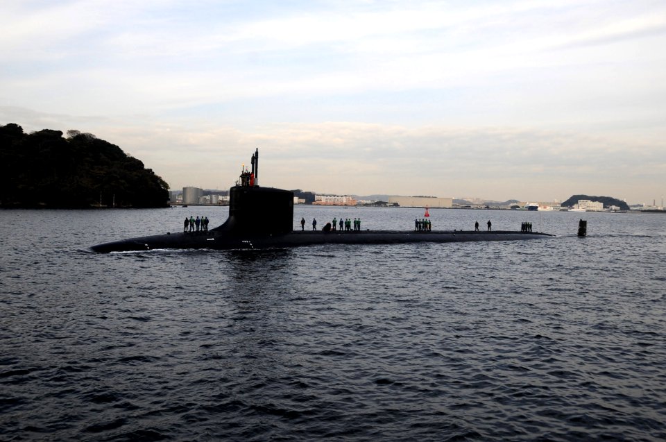US Navy 111221-N-DI599-022 USS North Carolina arrives at Fleet Activities Yokosuka