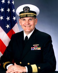 US Navy Rear Admiral (lower half) John P. Debbout