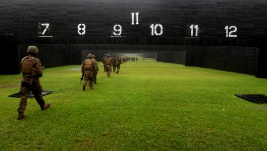 US Navy 111219-M-OO345-001 Marines and Sailors assigned to the 11th Marine Expeditionary Unit (11th MEU) participate in a live-fire exercise
