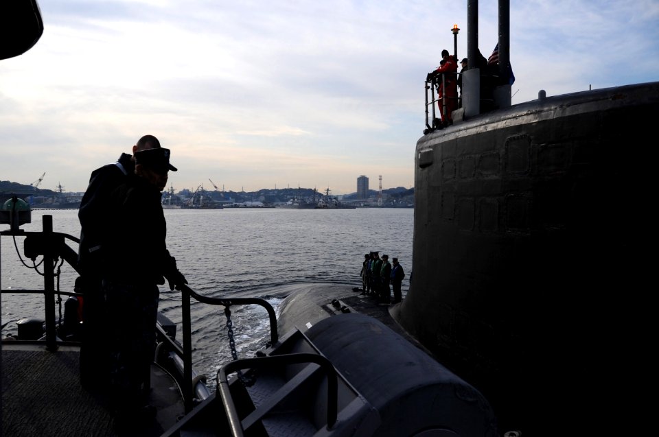 US Navy 111221-N-DI599-026 USS North Carolina arrives at Fleet Activities Yokosuka