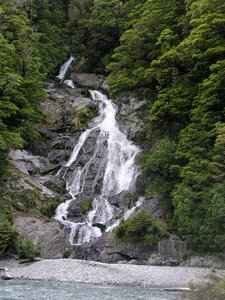 Fan tail falls waterfall nature
