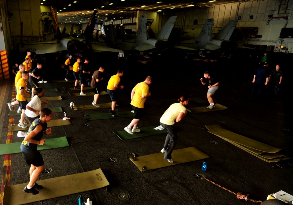 US Navy 120105-N-ZI635-205 Sailors participate in