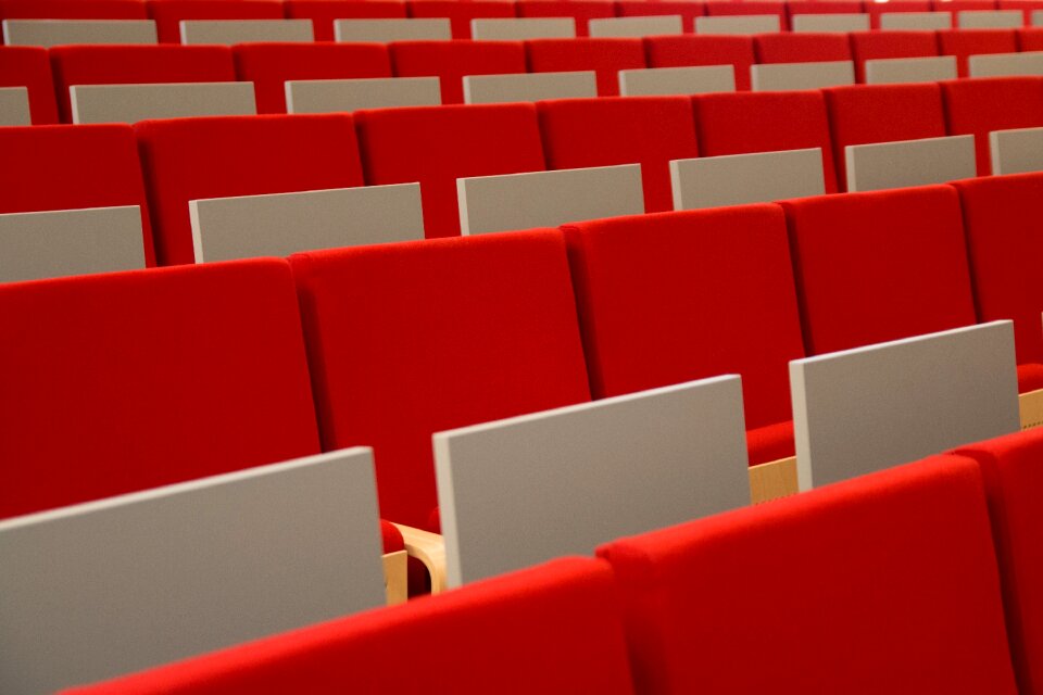 Audience lectures school