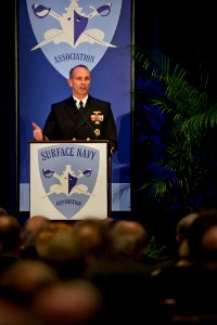 US Navy 120110-N-MG658-111 Chief of Naval Operations Adm. Jonathan W. Greenert delivers remarks during the 24th Annual Surface Navy Association Sym