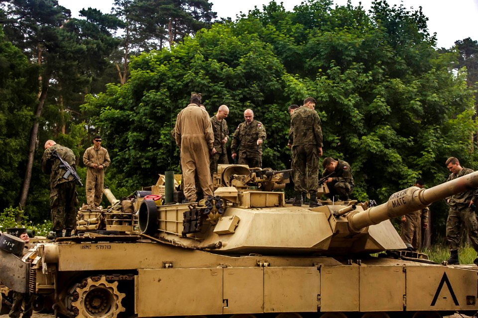 US Tanks, Polish BMP platoons bond during BALTOPS 2018 (42743154222)
