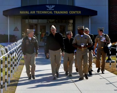 US Navy 120118-N-IM980-018 Vice Adm. Scott Van Buskirk departs NATTC