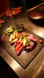 Rare fried quality food asparagus