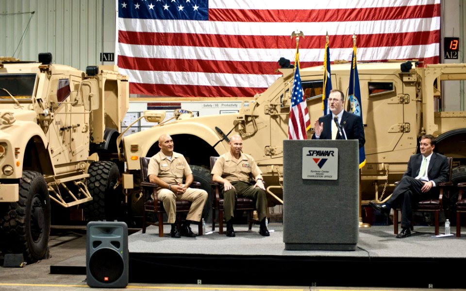 US Navy http-www.navy.mil-management-photodb-photos-100530-0-9999X-004 SPAWAR accepts the 5,000th MRAP-All Terrain Vehicle (M-ATV)