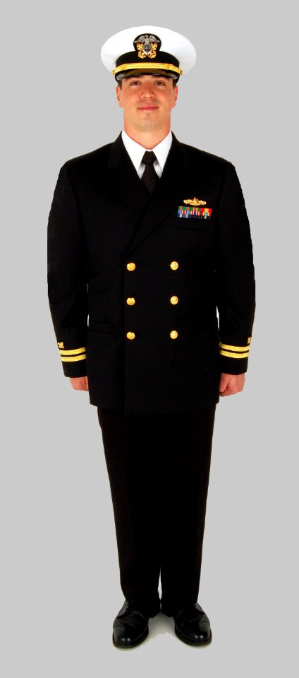 US Navy Dress Blues Officer