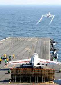 US Navy http-www.navy.mil-management-photodb-photos-100603-N-5082P-041 Aircraft launch from the aircraft carrier USS Enterprise (CVN 65)