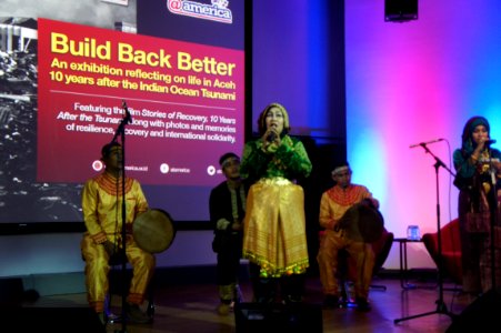USAID launches the BuildBackBetter, an exhibition reflecting on life in Aceh 10 years after the 2004 Indian Ocean earthquake and tsunami disaster; USAID Indonesia; March 2010 (4)