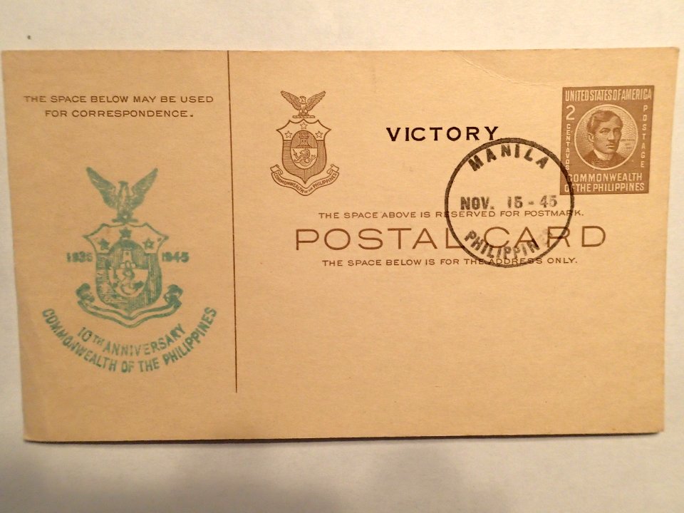US Postal Stationary of the Philippines 02