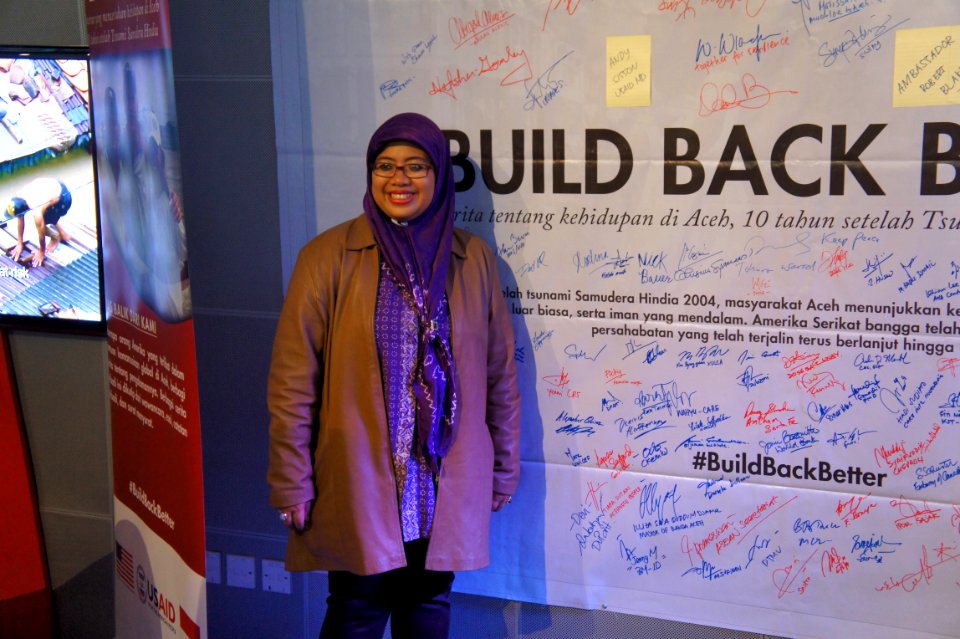 USAID launches the BuildBackBetter, an exhibition reflecting on life in Aceh 10 years after the 2004 Indian Ocean earthquake and tsunami disaster; USAID Indonesia; March 2010 (15)