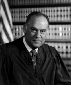 US Supreme Court Justice Potter Stewart - 1976 official portrait photo