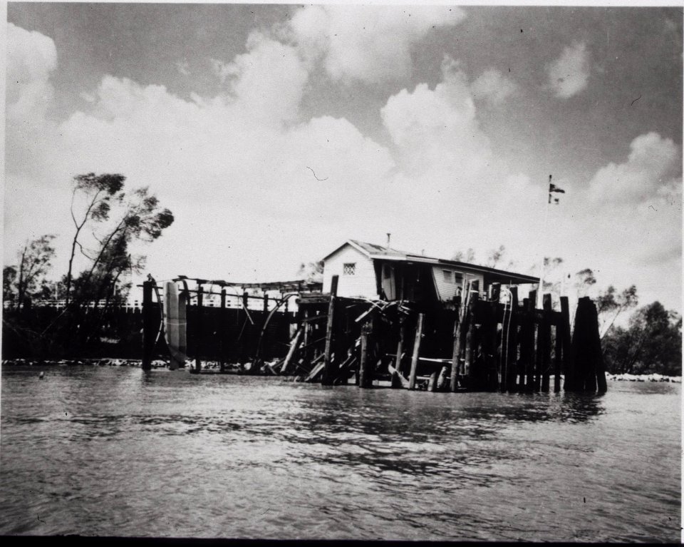 US Quarentine Station New Orleans Damaged By Hurricane Betsy A18434