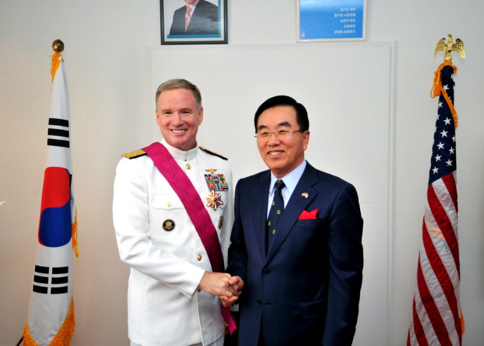 US Navy photo 120118-N-IT566-053 Adm Walsh Receives Republic of Korea's Highest Peacetime Award
