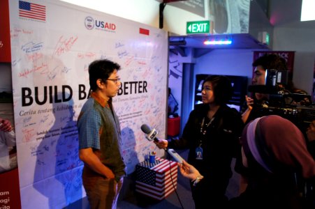 USAID launches the BuildBackBetter, an exhibition reflecting on life in Aceh 10 years after the 2004 Indian Ocean earthquake and tsunami disaster; USAID Indonesia; March 2010 (7)