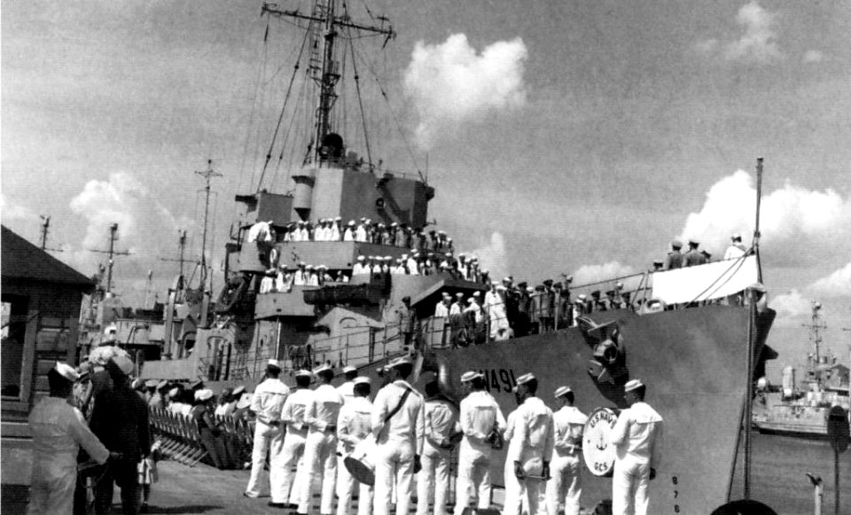 USCGC Chambers (WDE-491) is commissioned on 11 June 1952