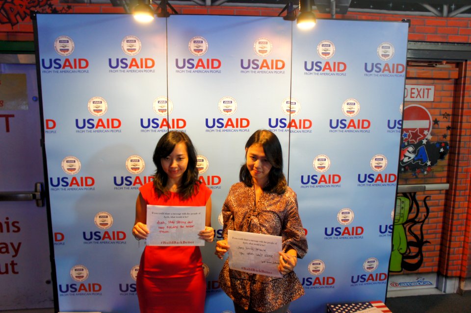 USAID launches the BuildBackBetter, an exhibition reflecting on life in Aceh 10 years after the 2004 Indian Ocean earthquake and tsunami disaster; USAID Indonesia; March 2010 (5)
