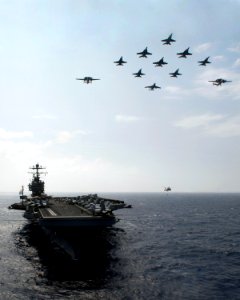USS Abraham Lincoln air power demonstration
