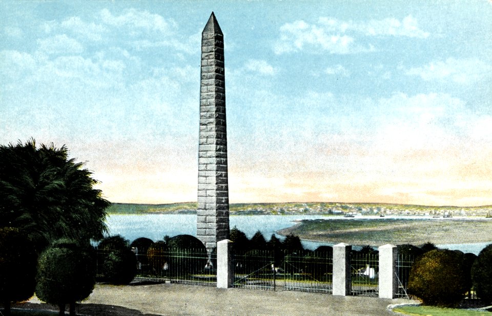 USS Bennington Monument at Fort Rosecrans, California (USA), circa in 1922 (NH 102774-KN)