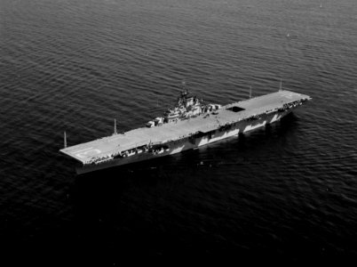 USS Bon Homme Richard (CV-31) underway in 1951