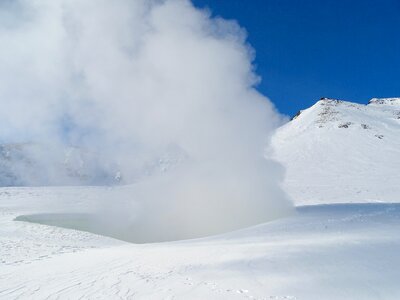 Winter snow coldly