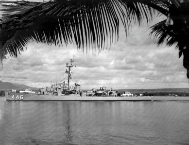 USS Charles E. Brannon (DE-446) at Pearl Harbor, Hawaii (USA), in February 1962