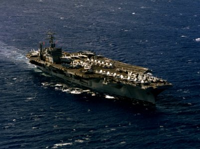USS Carl Vinson (CVN-70) underway in the Pacific Ocean on 1 November 1984 (6404216)