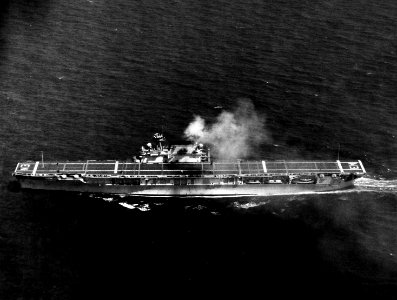 USS Enterprise (CV-6) underway on 6 April 1938 (80-G-463049)