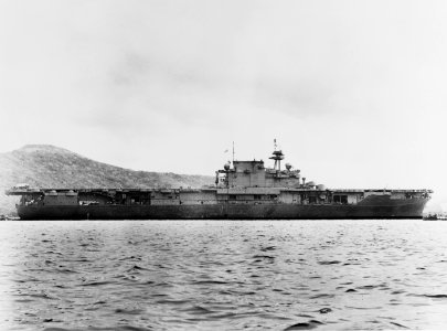 USS Enterprise (CV-6) at Nouméa on 21 November 1942 (19-N-47849) photo
