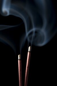 Holly black background black smoke