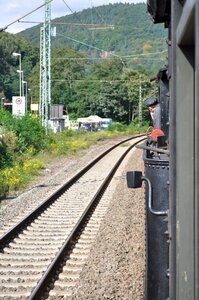 Railway zugfahrt rail traffic photo