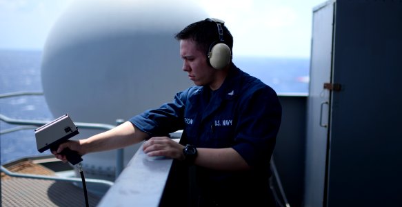 USS George HW Bush conducts training operations in the Atlantic Ocean 130426-N-YZ751-044
