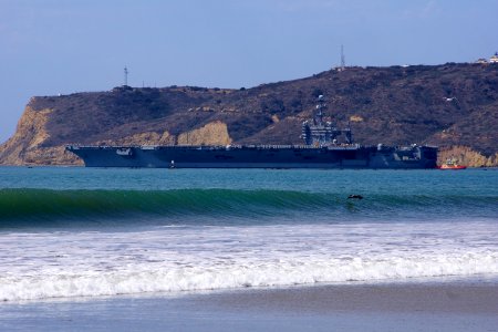 USS George Washington departs for Norfolk, Va. (21402971812)