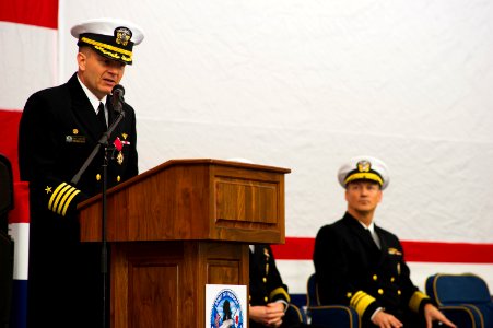 USS George Washington change of command 150130-N-TE278-048