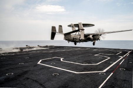 USS George Washington flight operations 141014-N-EH855-021