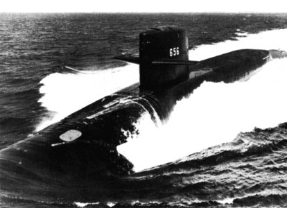 USS George Washington Carver (SSBN-656) underway c1972