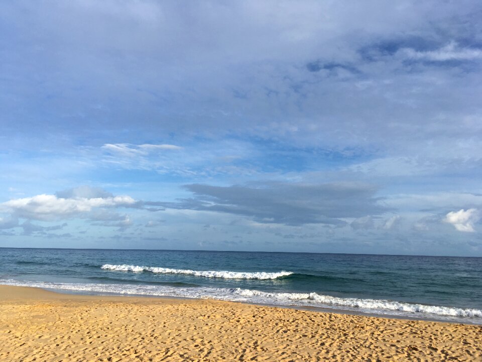 9 km sandy beach the sea