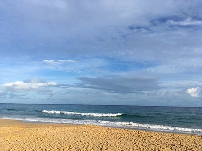 9 km sandy beach the sea