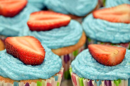 Strawberry strawberries cupcake