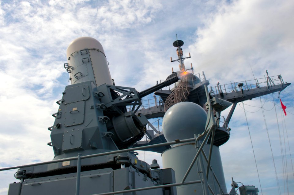 USS Germantown's CIWS ops 141008-N-UD469-053