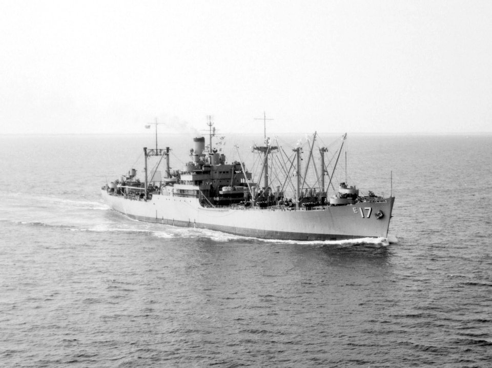 USS Great Sitkin (AE-17) at sea