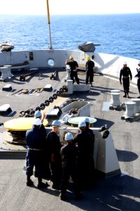 USS Green Bay anchoring evolution 140722-N-BB534-256