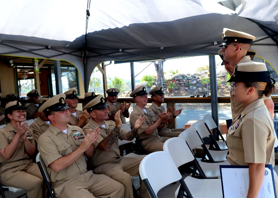 USS Green Bay chief pinning ceremony 130913-N-BB534-478